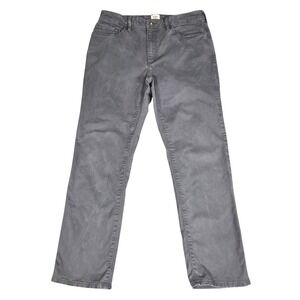 Flint And Tinder 365 Pants Mens 33x30 Gray Straight Stretch Huckberry Jeans